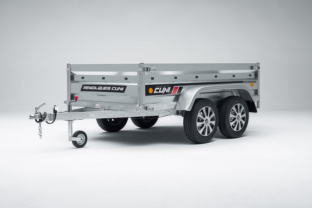 Remolque de carga de 2 ejes Cuni 240 PRO