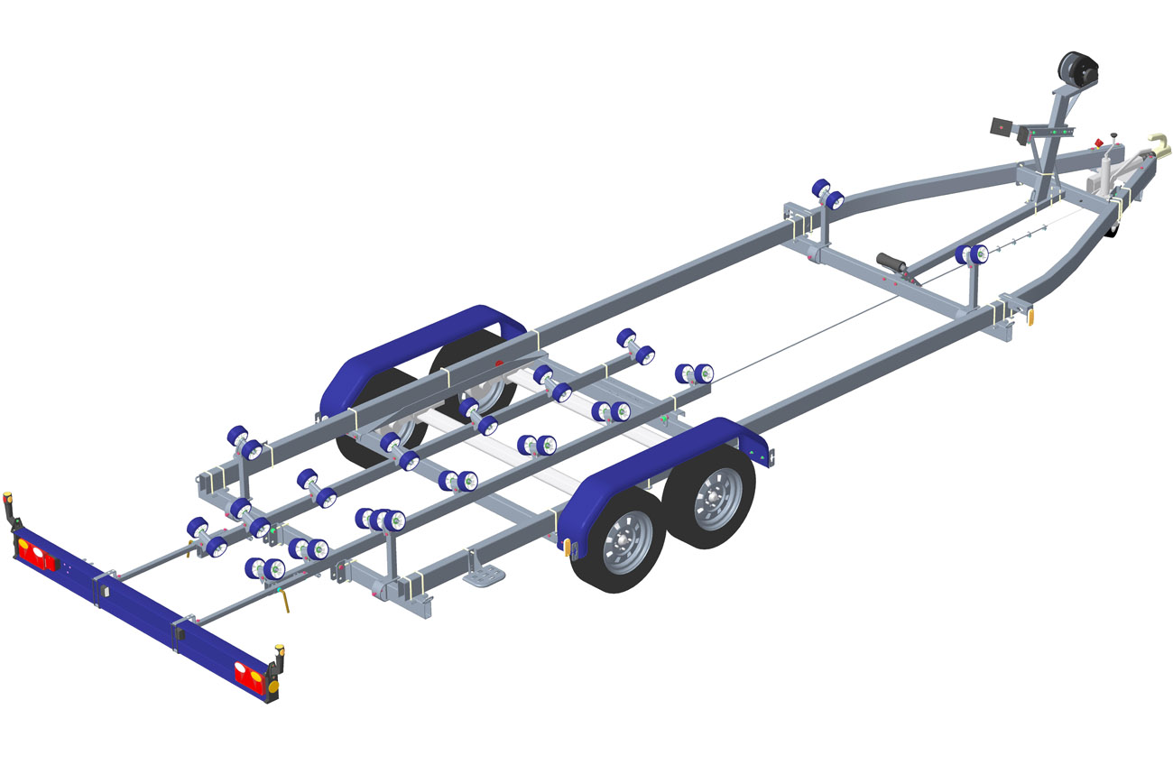 Remolque náutico Galaxy GS09 2 Ejes