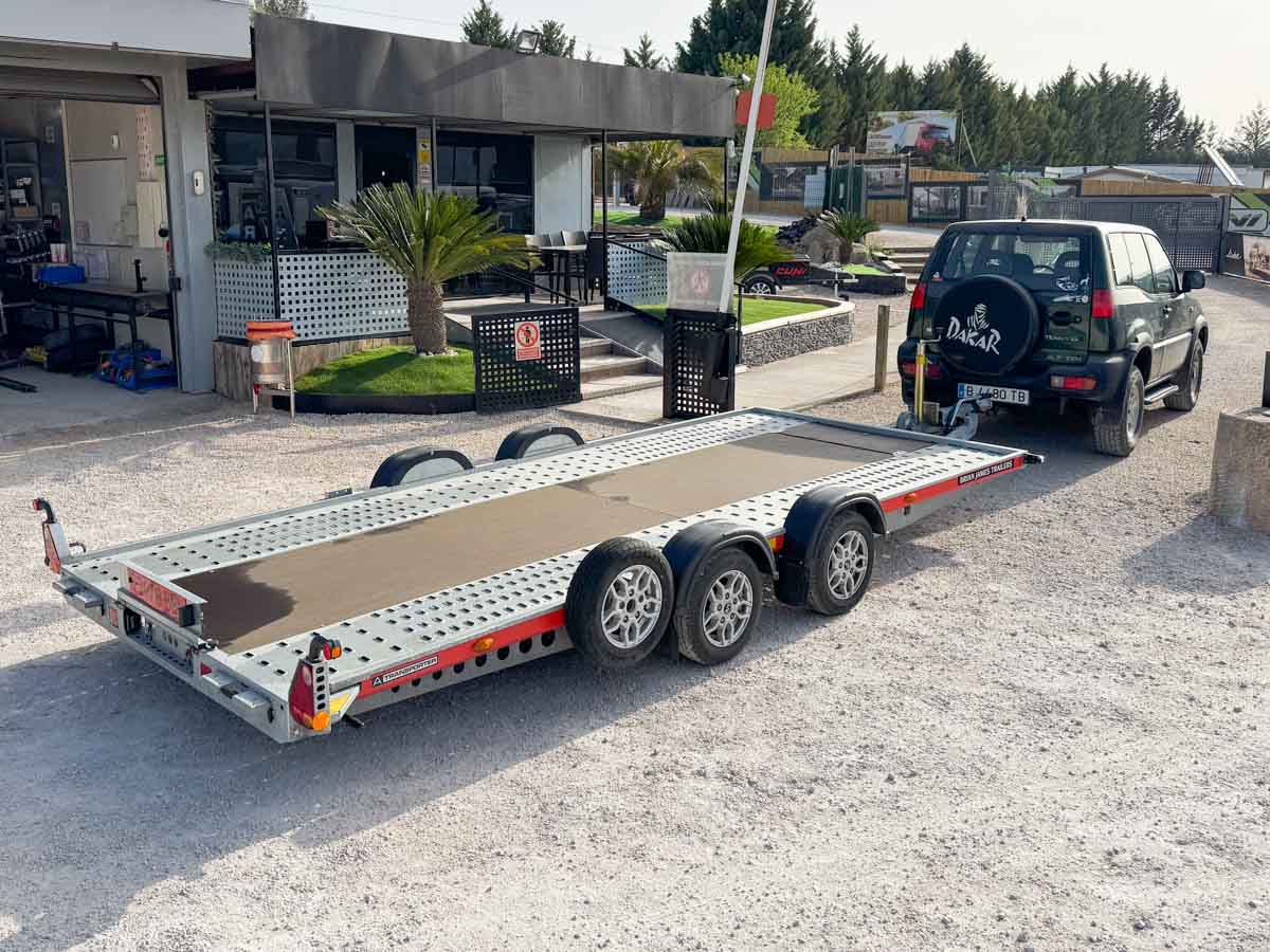 Remolque portacoches 5m