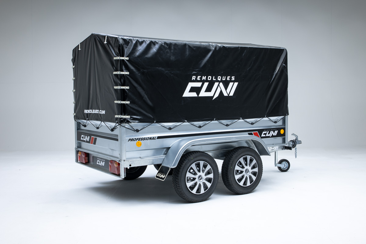 Lona alta con arquillada de 80cm remolque CUNI 240