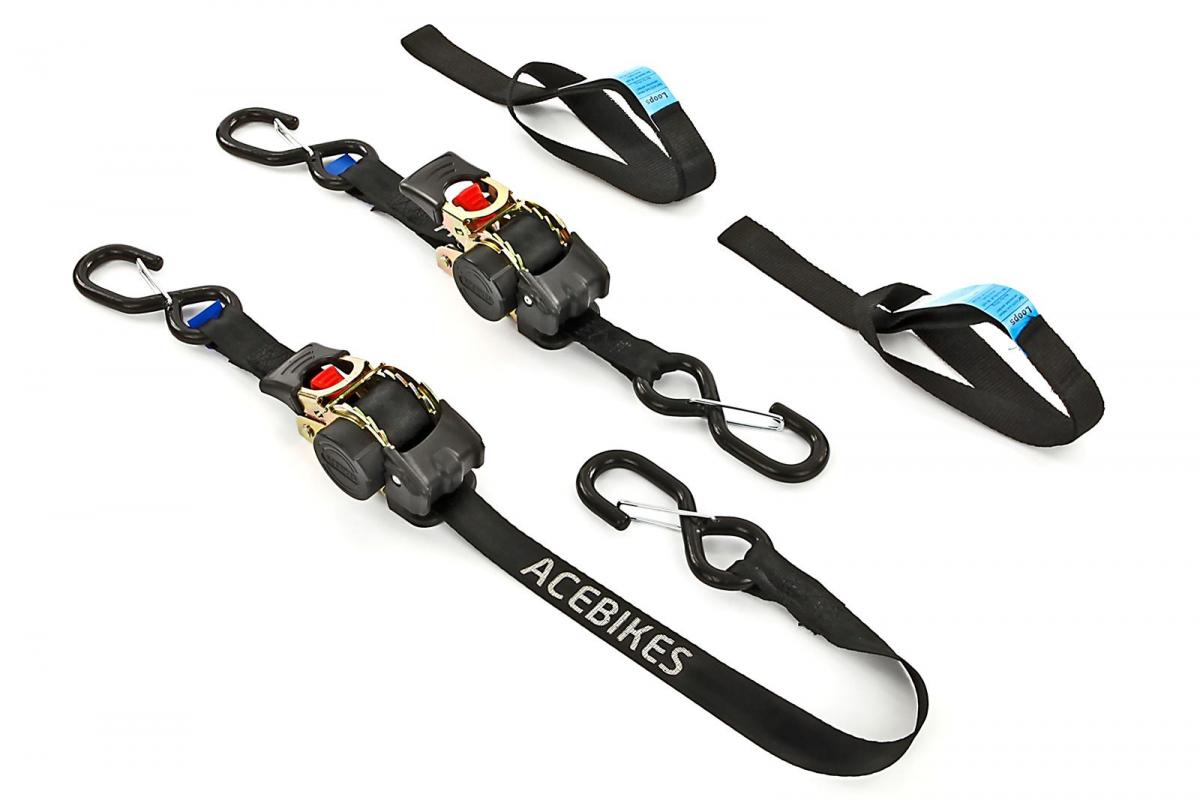 KIT de Correas de Sujeción Moto Remolque Ratchet