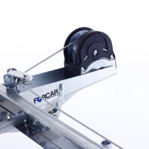 Torreta con cabrestante 1200kg. porta coches 16m