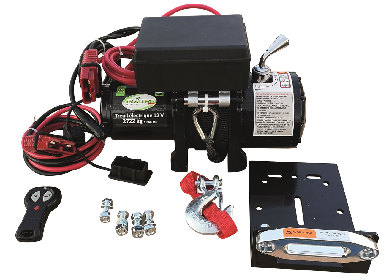 CABRESTANTE DE 12 V 2722 KG