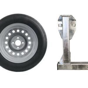 RUEDA DE REPUESTO 155/70 4JX13 4X100 ET30 DE ACERO CON SOPORTE 100.1011 JUEGO