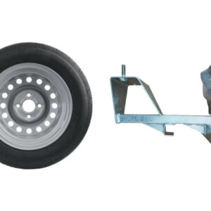 RUEDA DE REPUESTO 165/70 4JX13 4X100 ET30 DE ACERO CON SOPORTE 100.10010 JUEGO