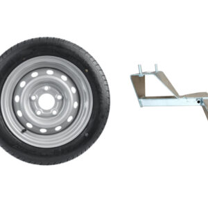 RUEDA DE REPUESTO 195/50 R13C 5,5JX13 5X112 ET30 DE ACERO CON SOPORTE 200.1011 JUEGO