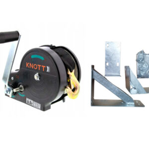 CABRESTANTE MANUAL CON CORREA 900KG CON SOPORTE 100.160 SET